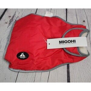 MIGOHI Dog Vest Size XS Waterproof Reflective Soft Lining Red